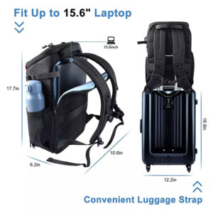 Large Capacity Waterproof Drone Backpacks Vintage 2 DSLR Camera Carrying Backpack
