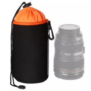 Shockproof Neoprene DSLR Camera Lens Bag with Velvet Thickening Lining