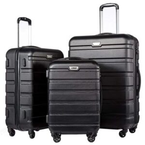 20″ 24″ 28″ 3 Pieces ABS Hard Shell Luggage Set