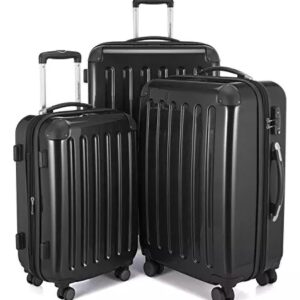 Supplier Wholesale Cheap 4 Wheels ABS Hard Shell Suitcase Aluminium Trolley Travel Carry on Luggage Set