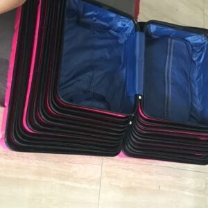 12PCS SKD Trolley ABS Suitcase Set Semi-Finished Luggage Set