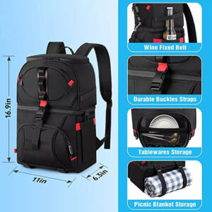Soft Lightweight Leak-proof Large Capacity Durable Waterproof Outdoor Insulated Cooler Bag Backpack