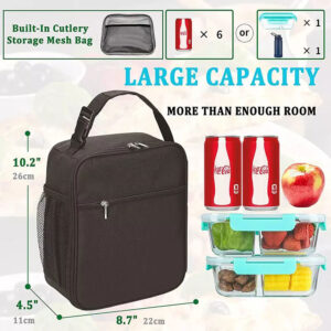 Wholesale Large Capacity Outdoor Camping Picnic Reusable School Insulated Thermal Cooler Lunch Bag