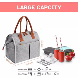 Customized Outdoor Portable Designer Cooler Insulated Reusable Thermal Lunch Bag