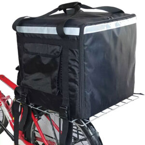 Wholesale Large Capacity Thermal Fast Food Insulated Backpack Hot Pizza Lunch Takeaway Cooler Food Delivery Bag for Bike