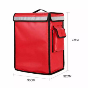 Custom Large Capacity Insulated Thermal Food Backpack Cooler Delivery Bag for Motorcycle