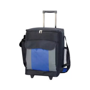 Large Capacity Durable Waterproof Heavy-Duty Outdoor Picnic Travel Roller Wheels Trolley Insulated Cooler Bag