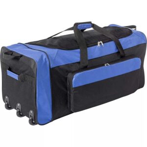 Wholesale Custom Large Collapsible wheeled Tug Bags Foldable Heavy Duty Travel Rolling Duffle Bag with Triple Inline Wheels