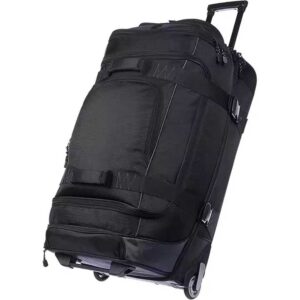 Wholesale Designer Custom Logo Travel Luggage Duffel Garment Large Rolling Duffle Bag with Wheels