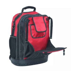 Latest Product Large Capacity Heavy Duty Durable Hard Base Tool Backpack For Electrician Tool Storage Bag