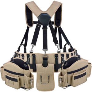 new arrival wholesale adjustable tool belt holder waist tool belt bag with multi pockets for electricians