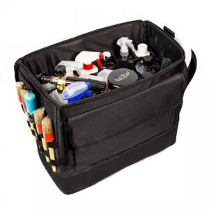 Factory Custom Wholesale Black Portable Durable Car Detailing Kit Cleaning Tool Bag
