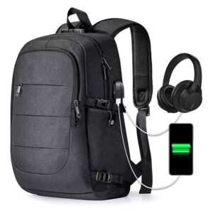Travel Outdoor Sports School Business Water-Resistant USB Laptop Backpack Women Man