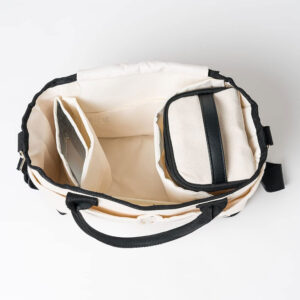 Large Capacity Durable Simple Design Canvas Tote Diaper Bag