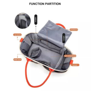 High Quality Portable Lightweight Multi-function Waterproof Travel Baby Nappy Bag Diaper Changing Bag