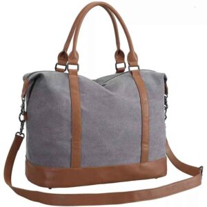 Custom Tote Women Ladies Weekender Travel Bag Overnight Carry-on Duffel Women Canvas Bags
