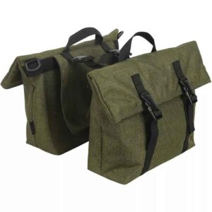Wholesale Customized Classic Stylish Double Cycling Pannier Saddle Bags Bicycle Rear Rack Trunk Backpack Bicycle Tail Seat Bag