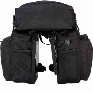 3 in 1 Multifunction Waterproof Bike Trunk Rack Bags Cycling Tail Double Saddle Seat Bag Travel Bicycle Rear Panniers Set