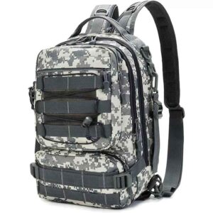 Large Waterproof Men Fishing Gear Shoulder Bags Outdoor Rod Holder Camouflage Style Storage Fishing Tackle Backpack