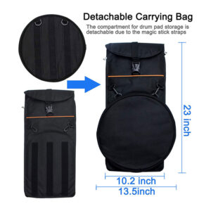 Customized High Quality Durable Dumb Drum Bags for 12 Inches and 8 Inches Drum Pads Drum Set Accessories