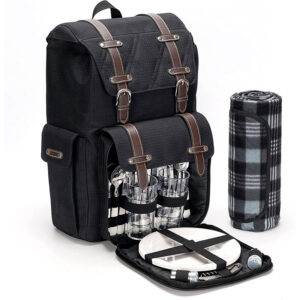 High Quality Large Capacity Premium Portable Picnic Backpack with Cutlery Set