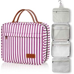 Premium Travel Toiletry Bag for Women, TSA Approved Hanging Toiletry Bag for Men, Travel Makeup Bag, Cosmetic Bag, Makeup Travel Bag for Toiletries