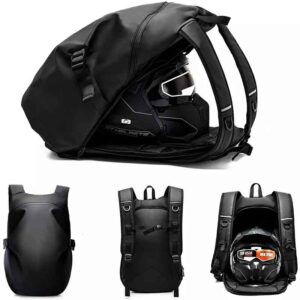 Professional Moto Cycling Outdoor Riding Travel Storage Motorcycle Backpacks Men Black Waterproof Motorcycle Helmet Backpack bag