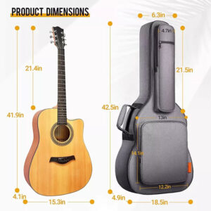 Lightweight Waterproof Portable Padded Guitar Case Gig Bag Dustproof Protective Electric Guitar Bags