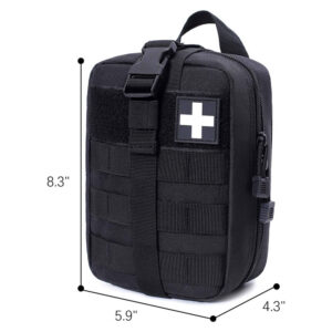 Durable 600D Nylon Tactical Medical Pouch Rip-Away First Aid Bag