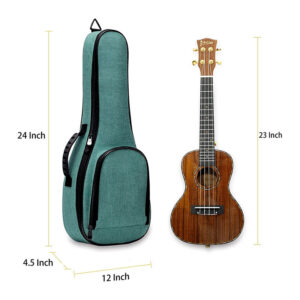 12MM Thick Padding ABS Handle Concert Durable Stylish Ukulele Gig Bag
