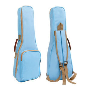 Fashion Stylish Durable Premium Blue Ukelele Padded Gig Bag With Adjustable Strap For Men Women