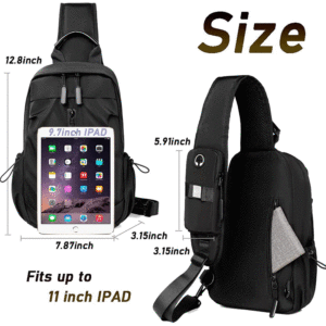 Large Capacity Lightweight Crossbody Sling Backpack Waterproof Mobile Sling Bag For Women Men
