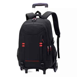 New Fashion High Quality Custom Student Functional Travel Luggage Wheeled Trolley School Backpack