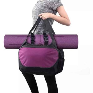 Fashion Sports Stylish Women Yoga Duffle Bag Multi-Functional Daily Gym Storage Bag Large Extra Yoga Mat Bags