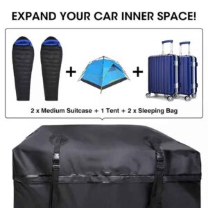 High Quality Car Roof Top Cargo Bag Rack Carrier Travel Storage Box For Jeep SUV