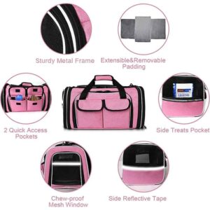 Extra Large Unique Design Comfortable Airline Approved Durable Expandable Soft-Sided Pet Travel Portable Dog Cat Carrier Bag