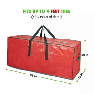 Hot Sale Large Capacity Portable Tear-resistant Holiday Festival Plastic Christmas Trees Storage Bag