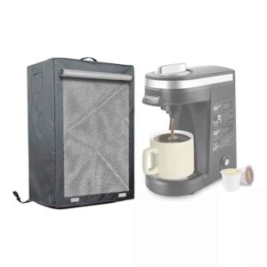 Custom Portable Waterproof Dustproof Cover For Coffee Maker Machine with Front Windows Design