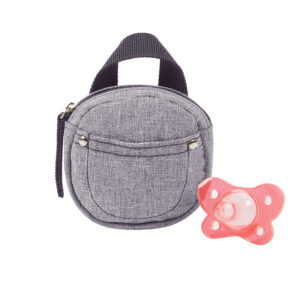 Professional Insulated High Quality Pacifier Holder Case With Clip Vegan Baby Pacifier Pouch Bag