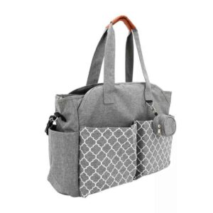 Wholesale 2022 New Luxury Design Baby Diaper Bag Multifunction Waterproof Travel Tote Diaper Bag with Pacifier Pack