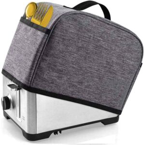 Factory Washable Toaster Dust Cover Fingerprint Protector 2 Slice Toaster Bread Cover With Pockets