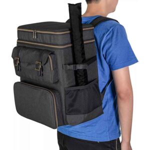 Large DND Tabletop RPG Adventurer’s Backpack Travel Bag with Miniatures Foam Layer Storage Bag board game backpack Bag