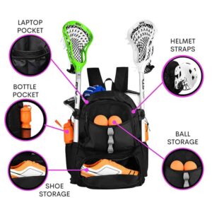 Custom Youth Goalie Training Course Field Hockey Bag Lacrosse Equipment Backpack