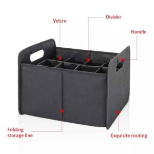 Large Capacity Beer Holder Collapsible Protects Carry Glassware Liquor Storage Box Foldable 12 Bottle Wine Carrier