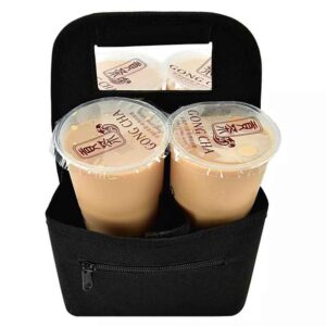 Portable Drink Tote Carry Bag Coffee Delivery Bag Custom Coffee Cup Sleeves