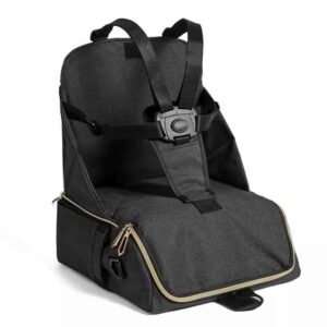 Custom Multifunctional Baby Diaper Bag Portable Infant Dining Booster Chair Travel Foldable Booster Seat