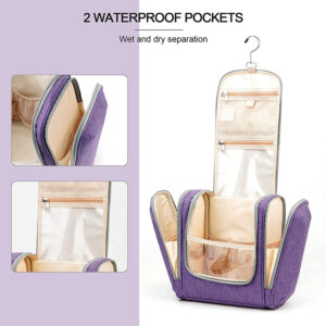 Water-resistant Makeup Bag Hanging Travel Toiletry Bag for Women and Men