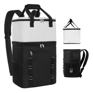 60 Cans Cooler Backpack Bag Waterproof Leakproof Insulated Cooler Backpack for Men Women