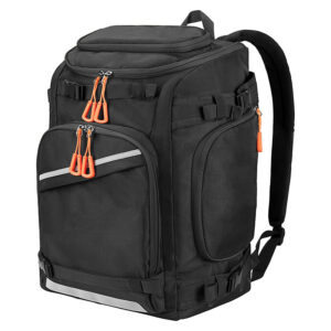 70L Waterproof Snowboard Backpack Large Capacity Ski Travel Bag for Ski Boots, Ski Helmet, Skiing Gear Accessories