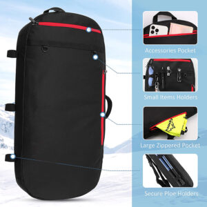 Customized Portable Outdoor Functional Storage Snowshoe Bag Tote Bag for Carrying, Packing and Storing Snowshoes